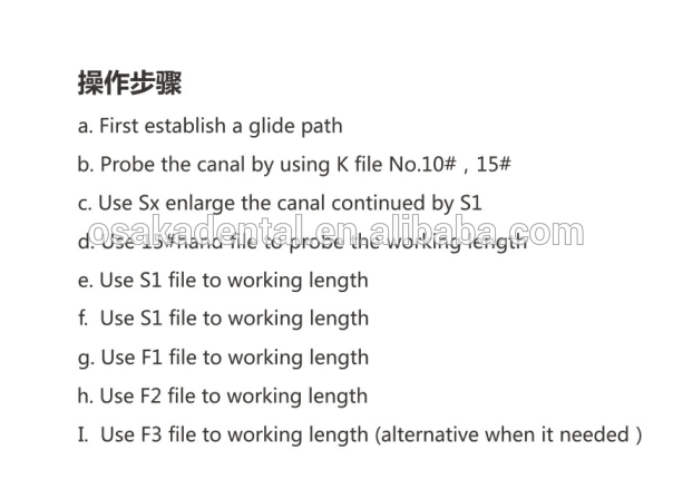 Niti Protaper Стоматологическая пилотажная активация Golden Heat