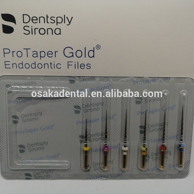 DSB Sirona упаковка эндопротезов золотых эндодонтических файлов