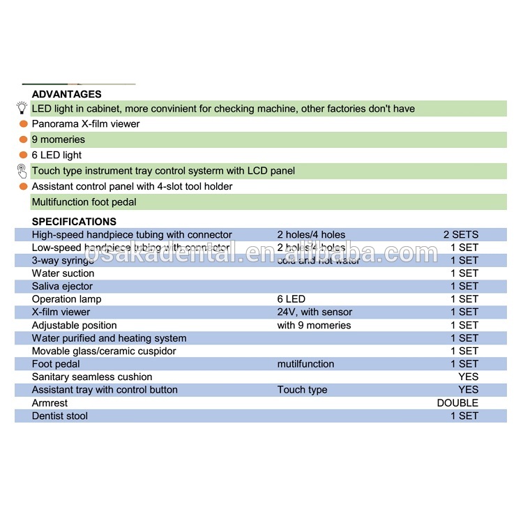 Стоматологическое кресло LUXURY по хорошей цене от Osakadent