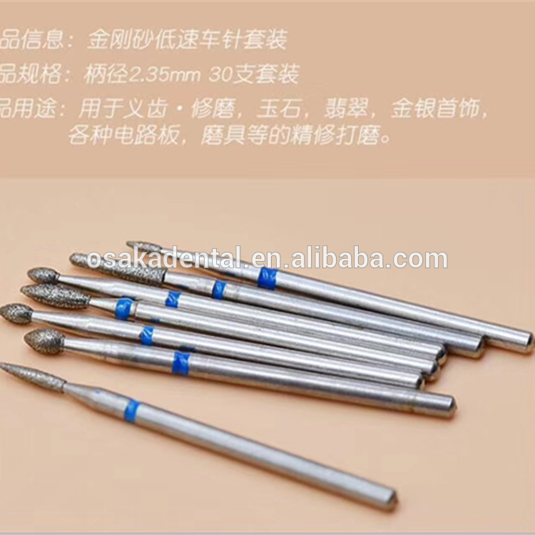 Стоматологические длинные алмазные боры Hp для прямого наконечника