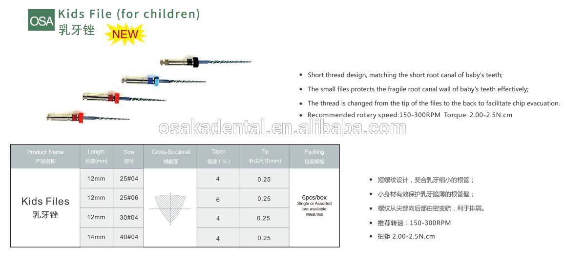 Новейший файл Protaper Dental Kids File